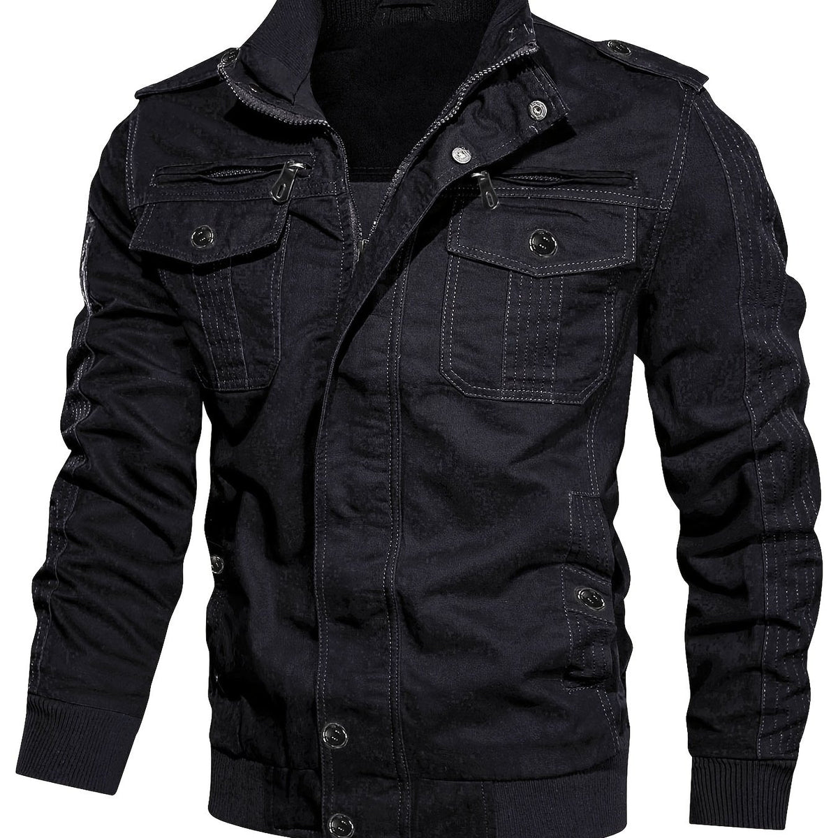 Men's Military Jacket Casual Outwear Lightweight Spring Falls