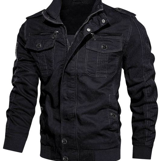 Men's Military Jacket Casual Outwear Lightweight Spring Falls