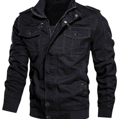 Men's Military Jacket Casual Outwear Lightweight Spring Falls