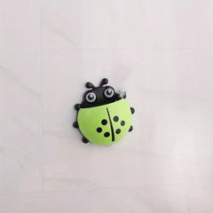 Ladybug Toothbrush Holder Suction Cup Storage Box