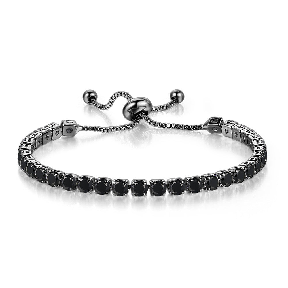 18K Plated Tennis Bracelet Full Zircon Chain Personality Hand Jewelry