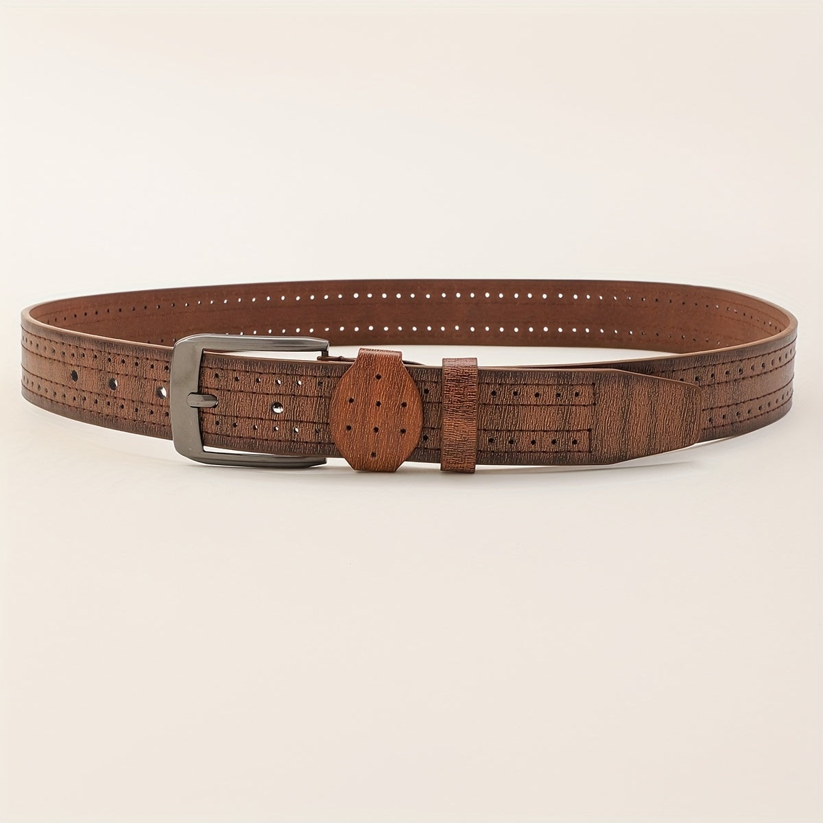 Men's PU Leather Belt Decorative Accessories Husband Boyfriends Birthday