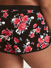  Rose & Skull Bra & Shorts Swimsuit Set