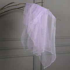 Pearl Thin Veil Lace Jacquard Fabric High Fabric Quilted Textile Sewing