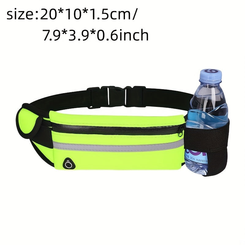 Casual Outdoor Sports Waist Bag Colorblock Running Storage Pack