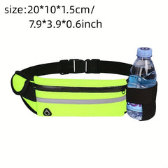 Casual Outdoor Sports Waist Bag Colorblock Running Storage Pack