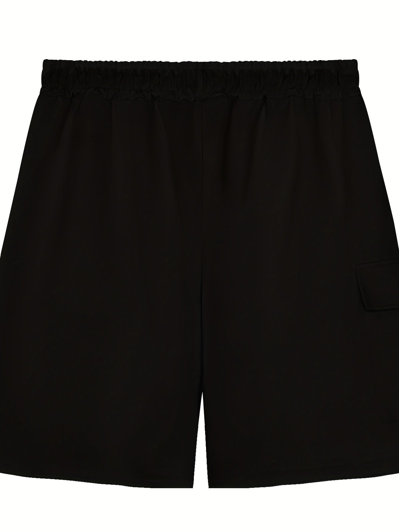Men's Cargo Short Pants Drawstring Flap Pocket Loose Shorts