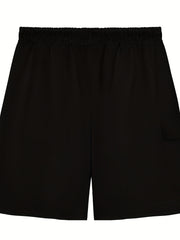 Men's Cargo Short Pants Drawstring Flap Pocket Loose Shorts