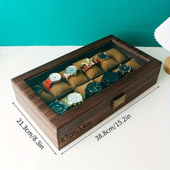 High-End Wooden Watch Collection Box