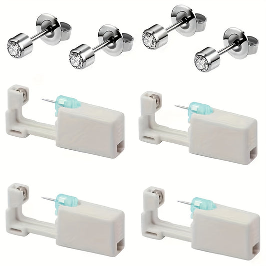 Disposable Ear Piercing Gun Kit Nose Piercing Tools Safety Ear Holes