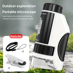 Portable Optical Microscope Toy for Kids - Explore Microscopic World!