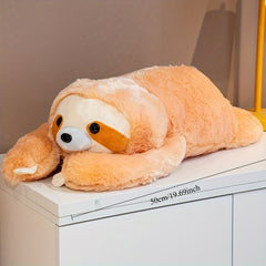 Plush Sloth Toy with Expressive Eyes & Fluffy Ears