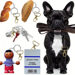 56PCS Antique Copper Lobster Clasp for DIY Keychain Luggage