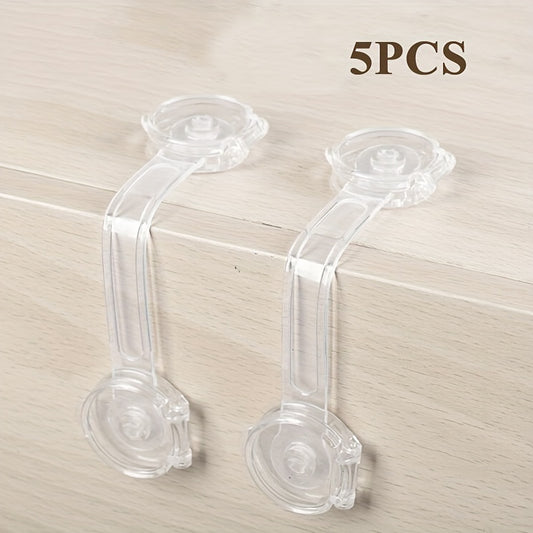 5pcs Child Safety Lock Baby Drawer Lock Anti-pinch Refrigerator Lock