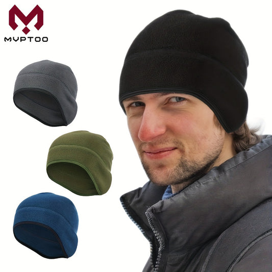 Winter Thermal Running Hat Sports Beanies Stretch Ear Warmer
