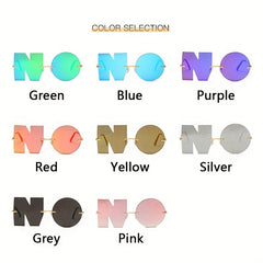 Men's Rimless Sun Glasses UV400 Sunglasses