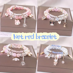 Children Cartoon Crystal Bracelet Girl Students Holiday