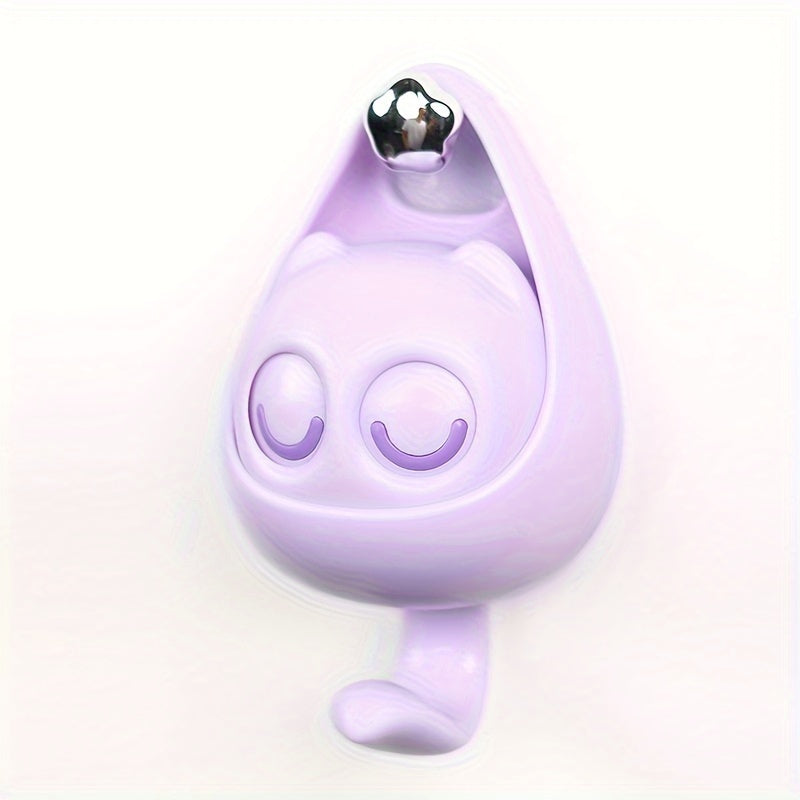 Cartoon Cat Hook Macaron Punch Strong Coat Storage Hook