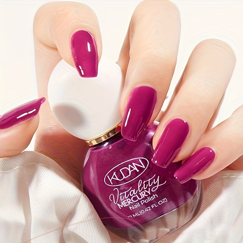 Quick Dry Peel Off Nail Polish 12ml Long Lasting Water Based Formula