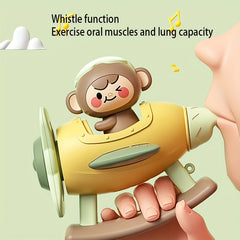 Funny Whistle 3D Airplane Toy for Babies