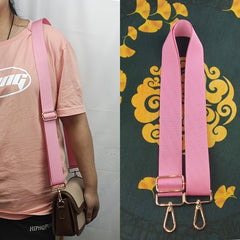 Adjustable Polyester Bag Strap Solid Travel Accessories