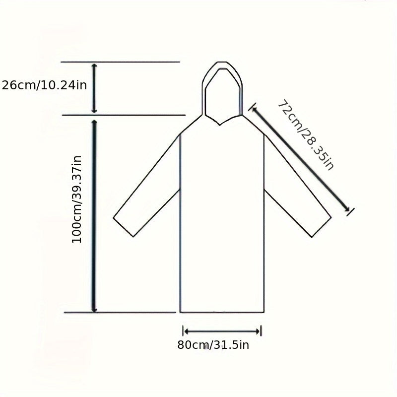 Outdoor Ball Shaped Disposable Raincoat for Hiking