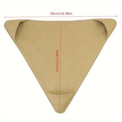 Waterproof Portable Canvas Triangular Stool for Camping