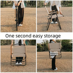 Portable Folding Leisure Chair for Outdoor Fishing Beach Picnic Camping
