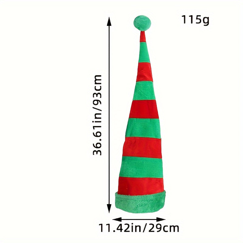 Christmas Long Hat Creative Elf Hat Party Clown Hat Christmas Decoration