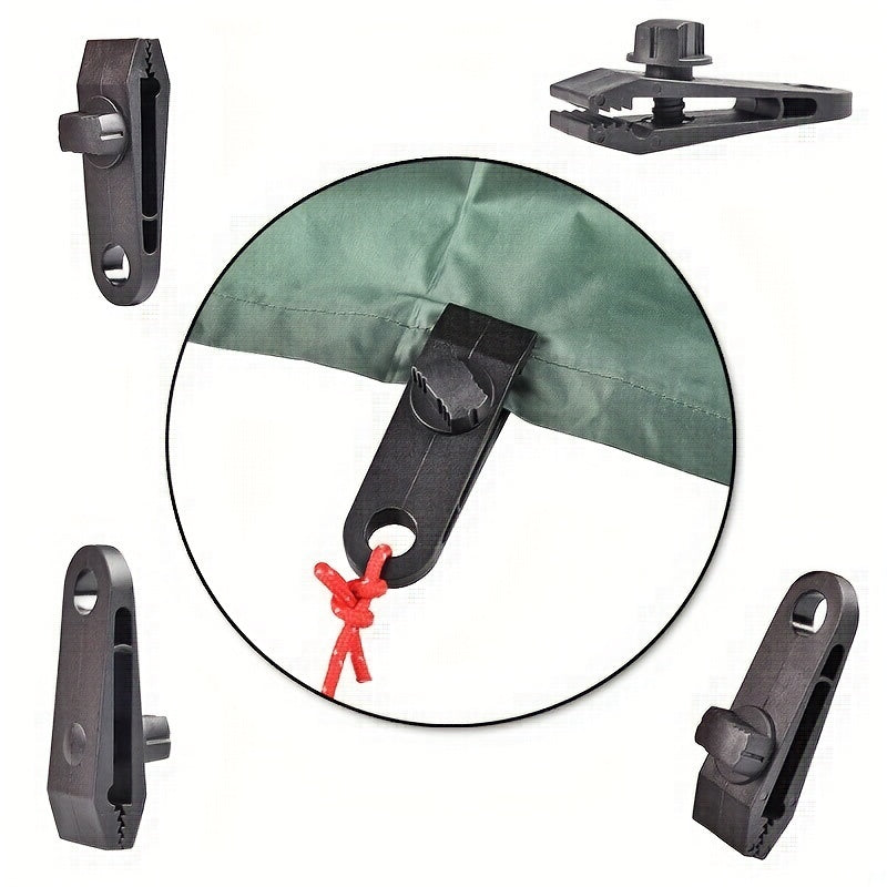 5pcs Large Fixed Tent Clips Canopy Windproof Rope Plastic Buckle