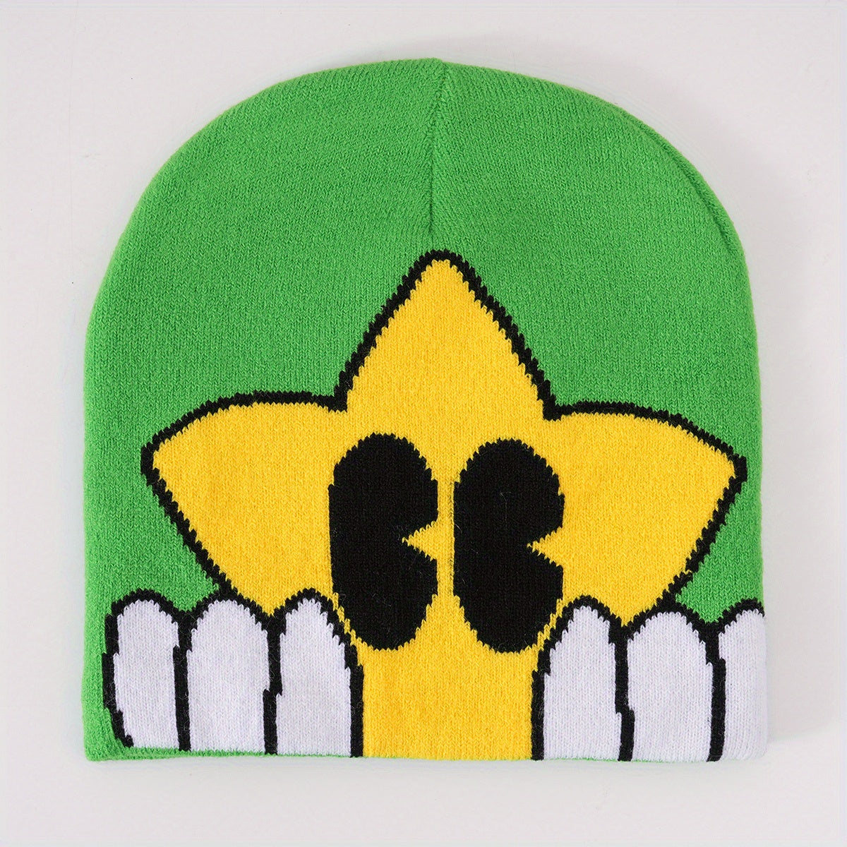 Pentagram Jacquard Y2K Beanie Anime Unisex Skull Cap