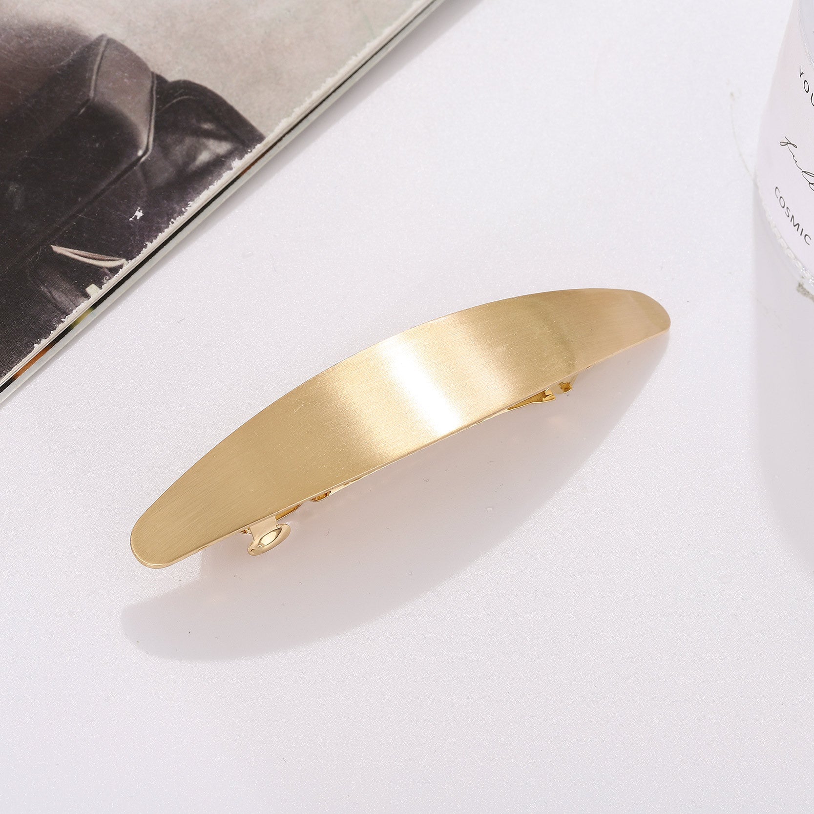 Smooth Surface Hair Clips Wide Ponytail Holder Hairpins Hair Claw for Women
