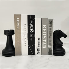 Chess Statue Book Stand Book Holder Decor Desktop Organizing Stand