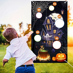 Halloween Party Fun Sandbag Game Banner Decoration