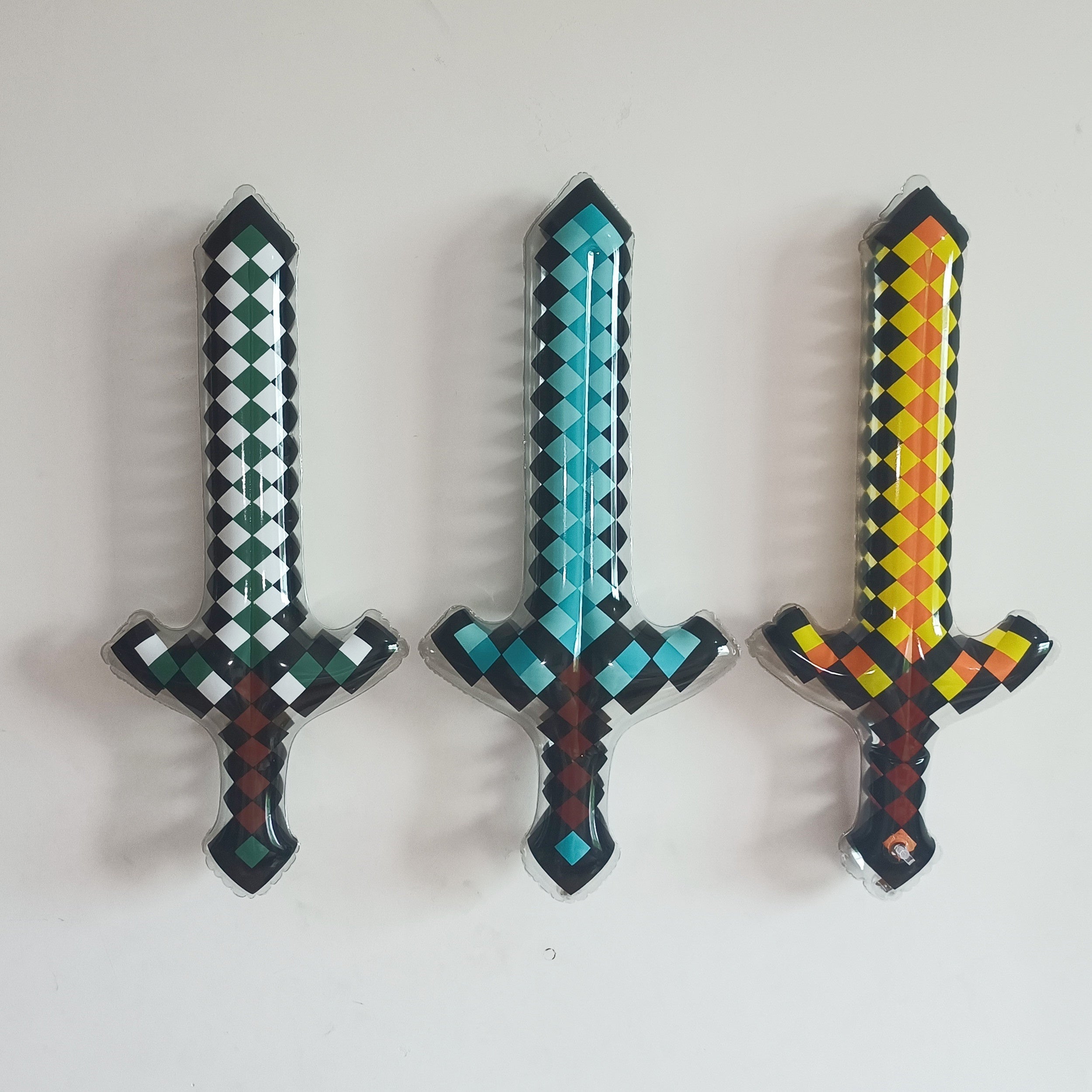 Inflatable Toy Lattice Sword Halloween Party Game Activity