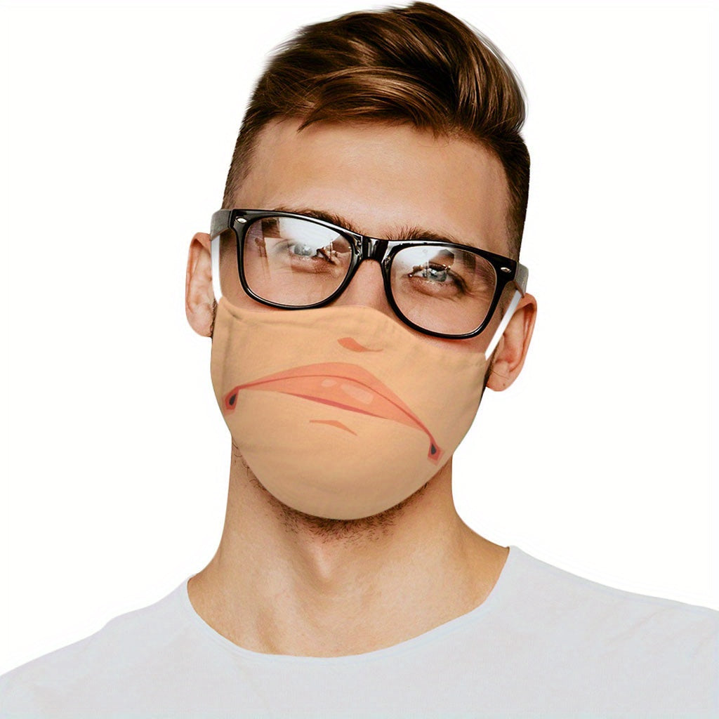 Adults Funny Face Mask for Halloween Props