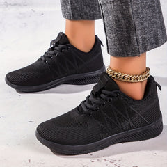 Mesh Breathable Flying Woven Shoes Running Lightweight Sneakers