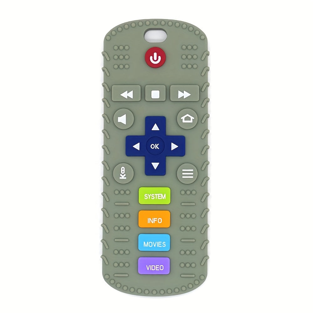 Silicone Teething Remote Control Toy for Newborns - Durable and Easy to Clean