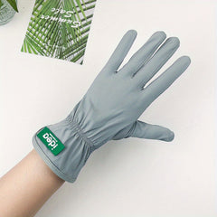 Cycling Driving Gloves Sunproof UVprotection Touch Screen Slipproof Solid