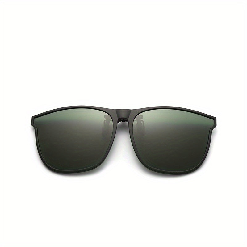 Clip on Sunglasses Polarized TR90 Frame Lightweight Flip Up Driving Fishing
