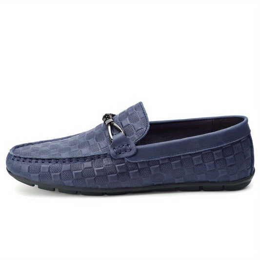 Men's Plaid Loafers Sneakers
