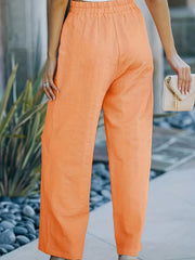 Women's Plus Solid Wide Leg Trousers