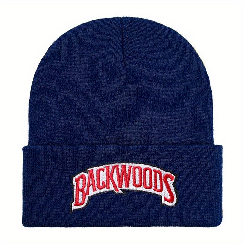 Embroidered Knitted Hat Beanie Hat for Men & Women