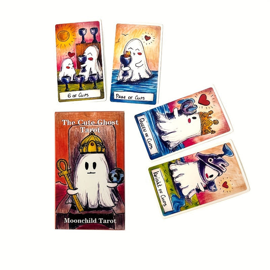 Outdoor Camping Little Ghost Tarot Card Game 1pc