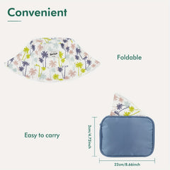 Unisex Reversible Cotton Bucket Hats for Summer Travel Beach