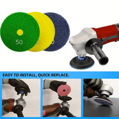 10 16 Cm Diamond Polishing Pads For Stone Countertop Granite