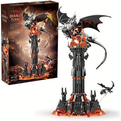 Dark Tower Building Set with Magic Ring and Beast Architecture