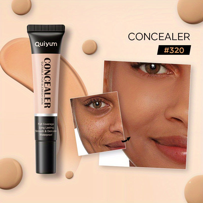 Full Coverage Concealer 8g Long Lasting Waterproof Makeup Conceal Blemish Pores