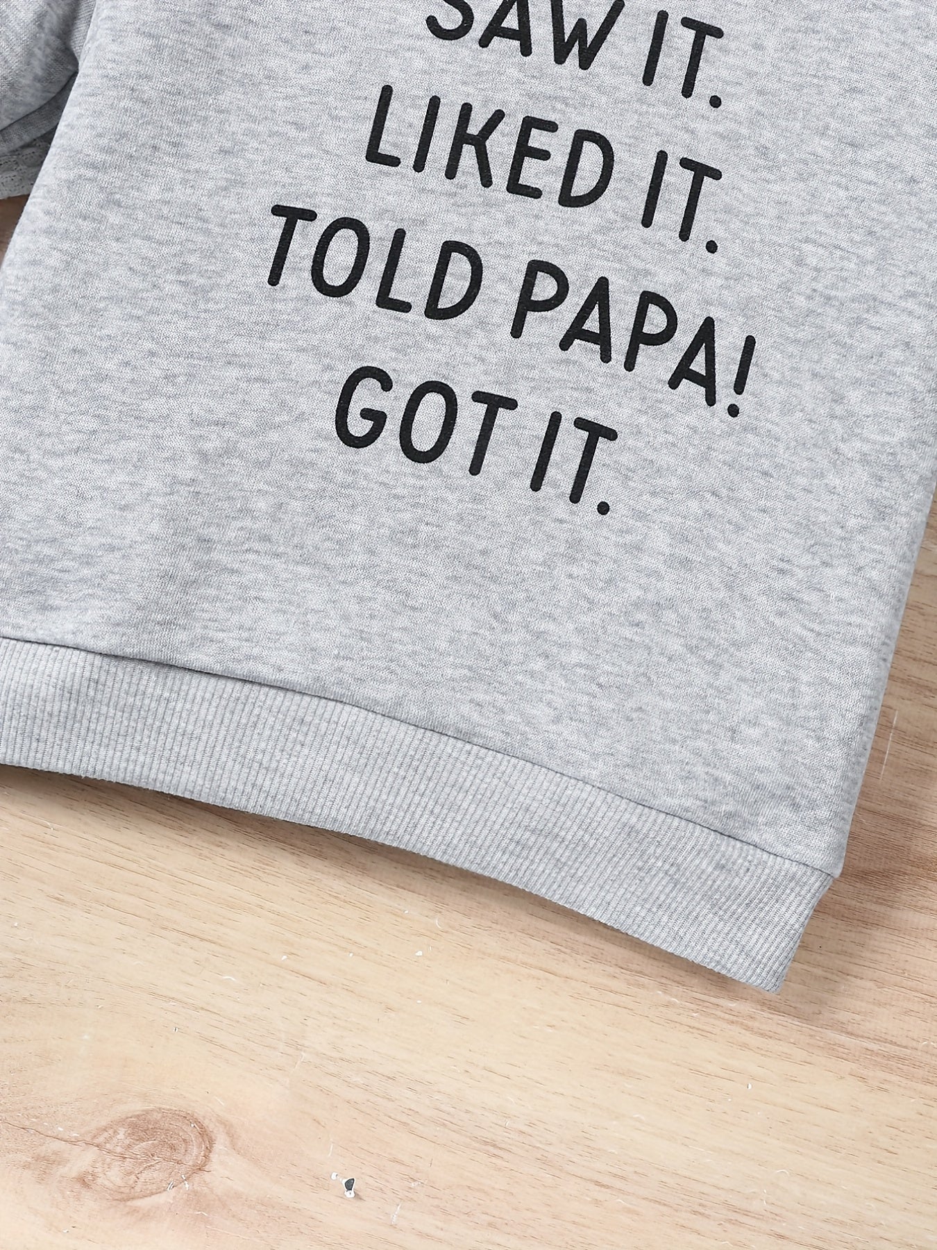 Kid's Thermal Sweatshirt with Print Pullover Crew Neck Long Sleeve Top