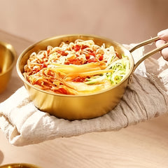 Stainless Steel Makgeolli Bowl Raw Rice Wine Soup Dish